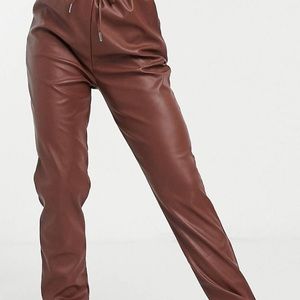 ASOS Leather Joggers